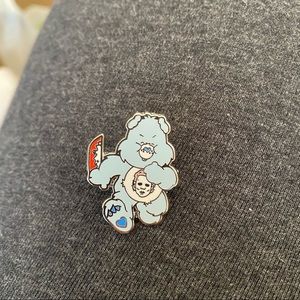 Care bear scare bear Michael myers crossover enamel pin